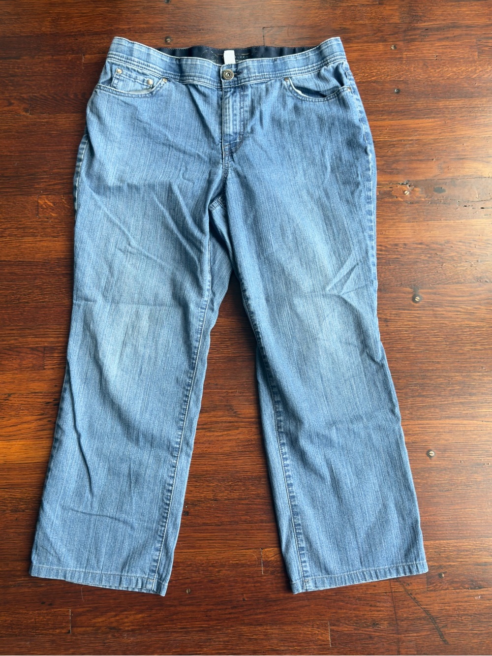 Charter Club Light Blue Wide-Leg Jeans
